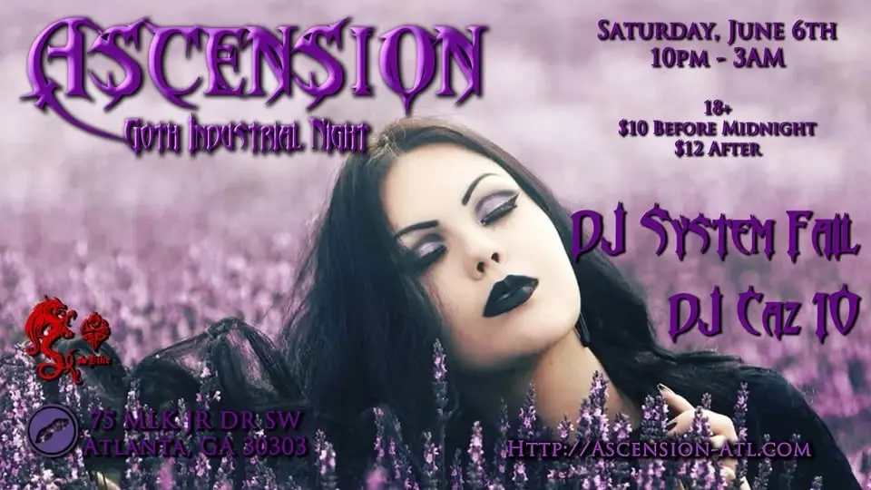 Ascension: Goth Industrial Night at The Masquerade (18+)