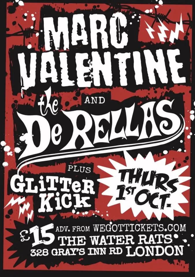 Marc Valentine,The DeRellas,Glitter Kick
