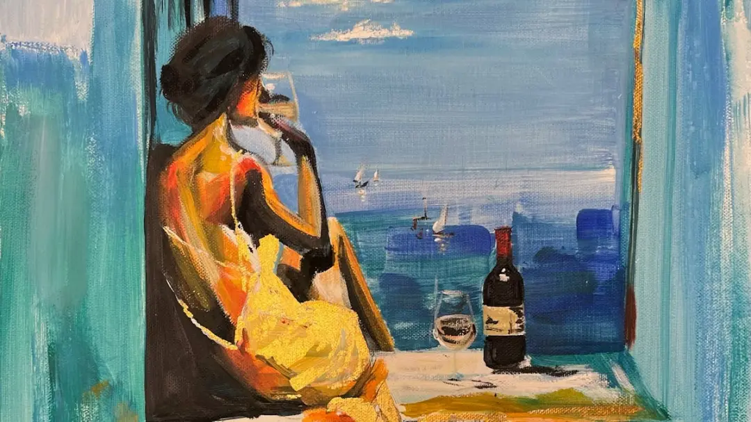 'Azul Paradise' Sip & Paint Party