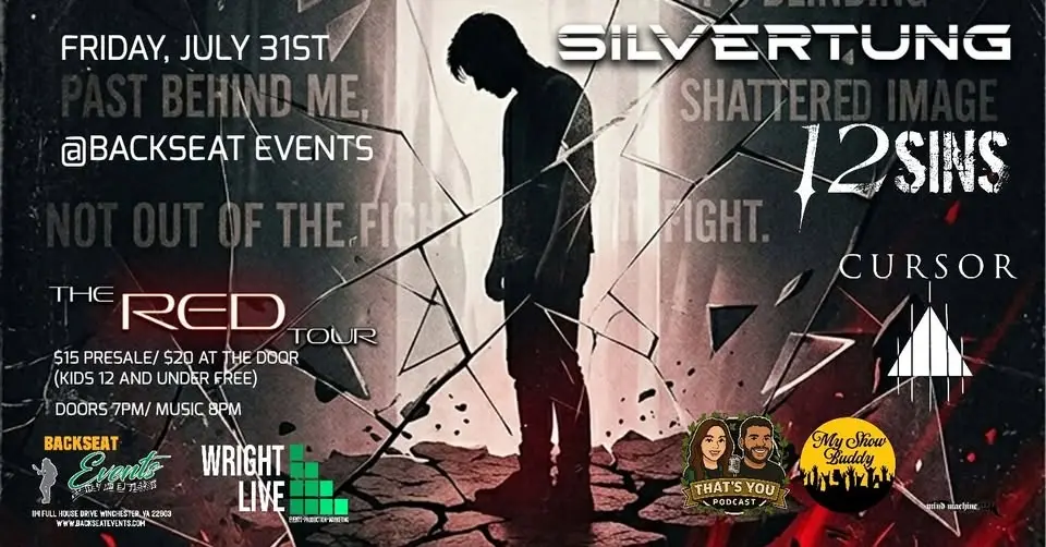 Silvertung: The Red Tour, feat. 12 Sins, Cursor @Backseat Events