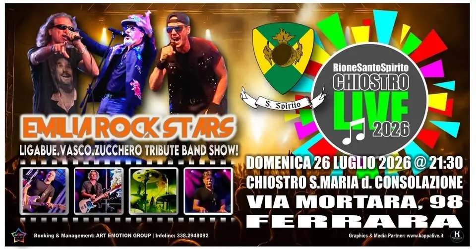 EMILIA ROCK STARS Live @ Ferrara | 26 07 2026