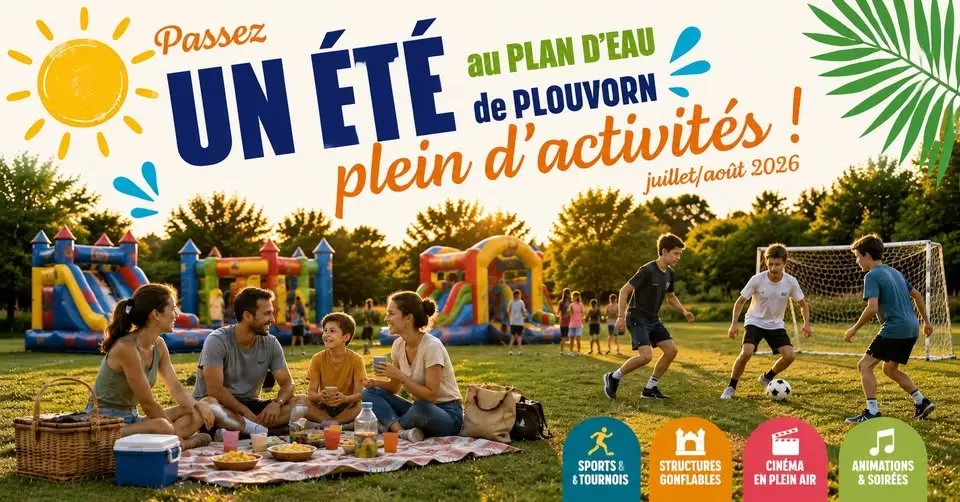 Les lundis – Multisports gratuits au Plan d'Eau