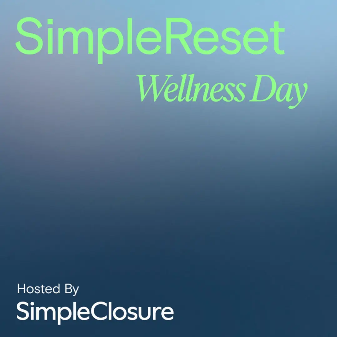 SimpleReset Wellness Pop-up by SimpleClosure