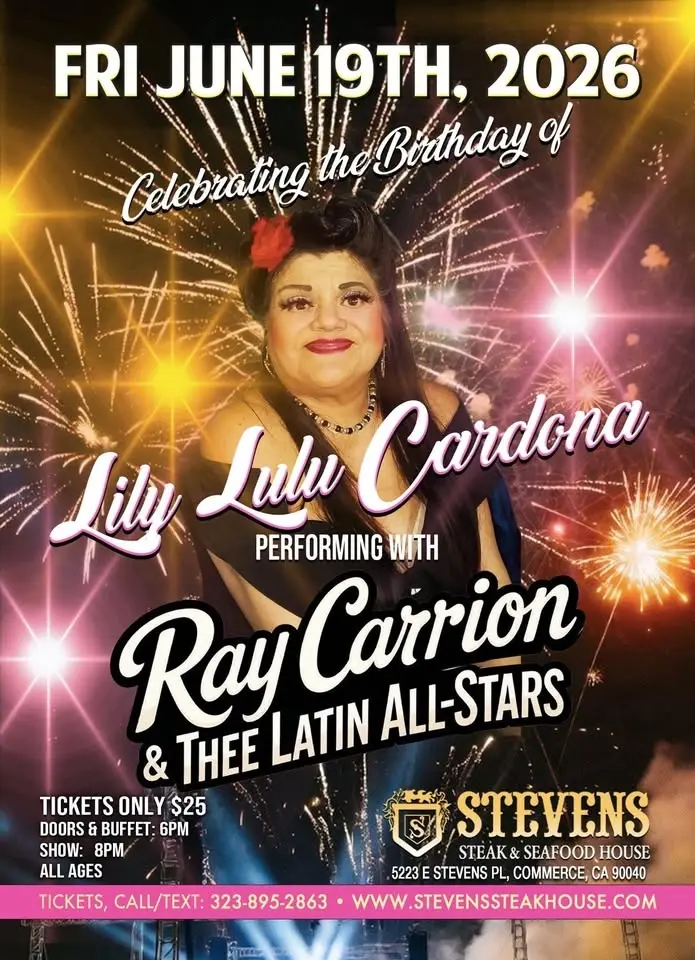 Lily Lulu Cardona Birthday Party With Ray Carrion & Thee Latin Allstars - Rocky Padilla + Buffet $25