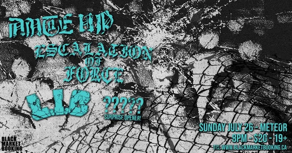 Ante Up (Detroit) / Escalation Of Force (Detroit) / LIC / ????? @ Meteor