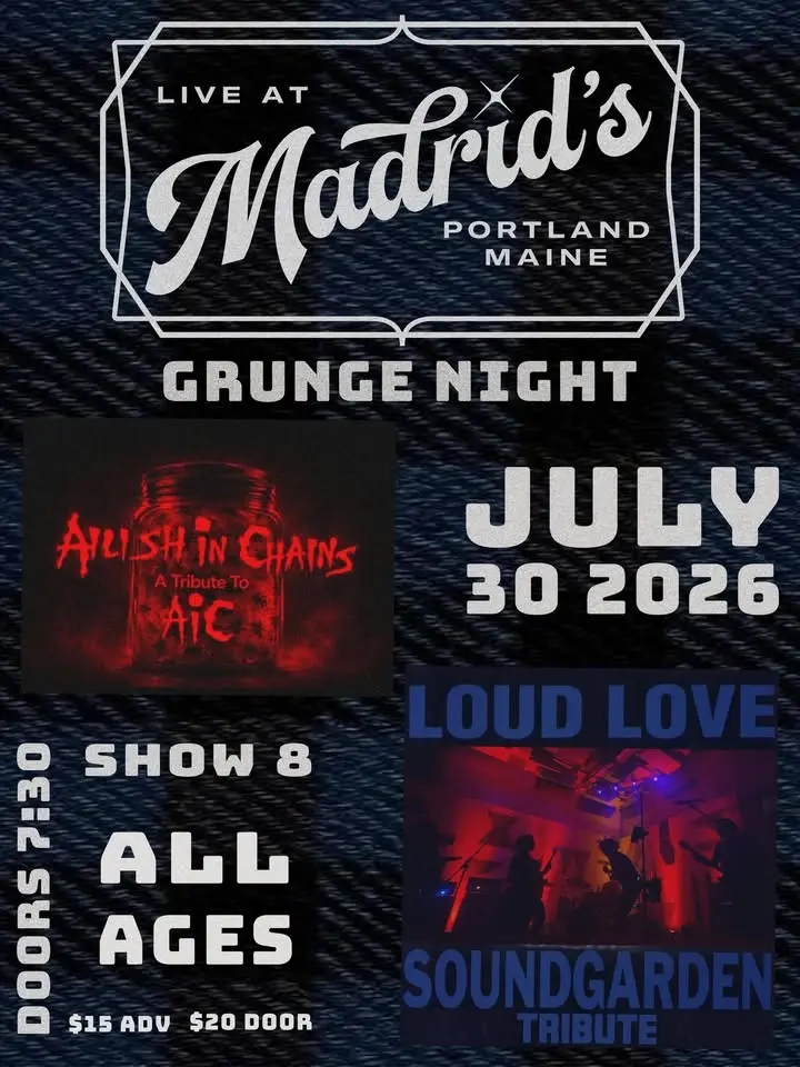 Grunge Night: Loud Love (Soundgarden) x  Ailish In Chains (Alice in Chains)
