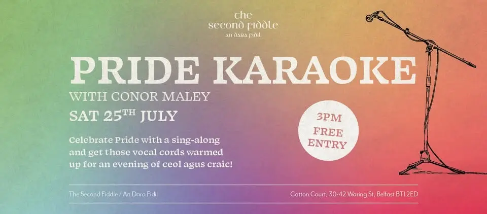 PRIDE KARAOKE SESH | 25th JULY | 3PM