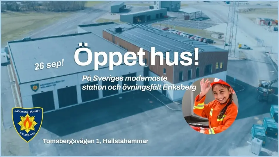 Öppet hus på Eriksbergs station & övningsfält