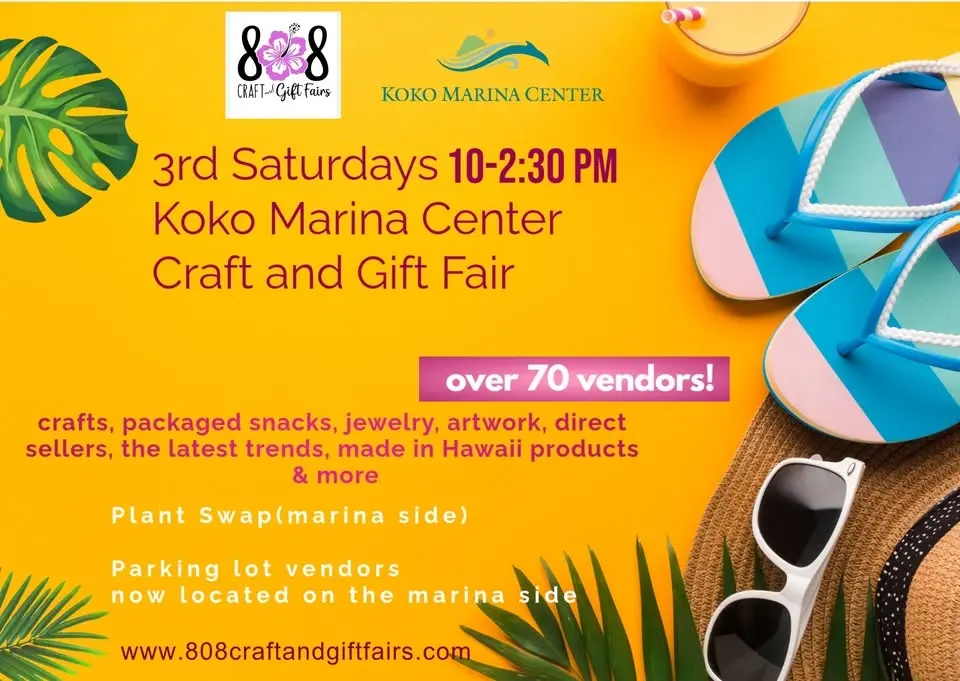 3rd Saturdays Koko Marina Center Craft and Gift Fair