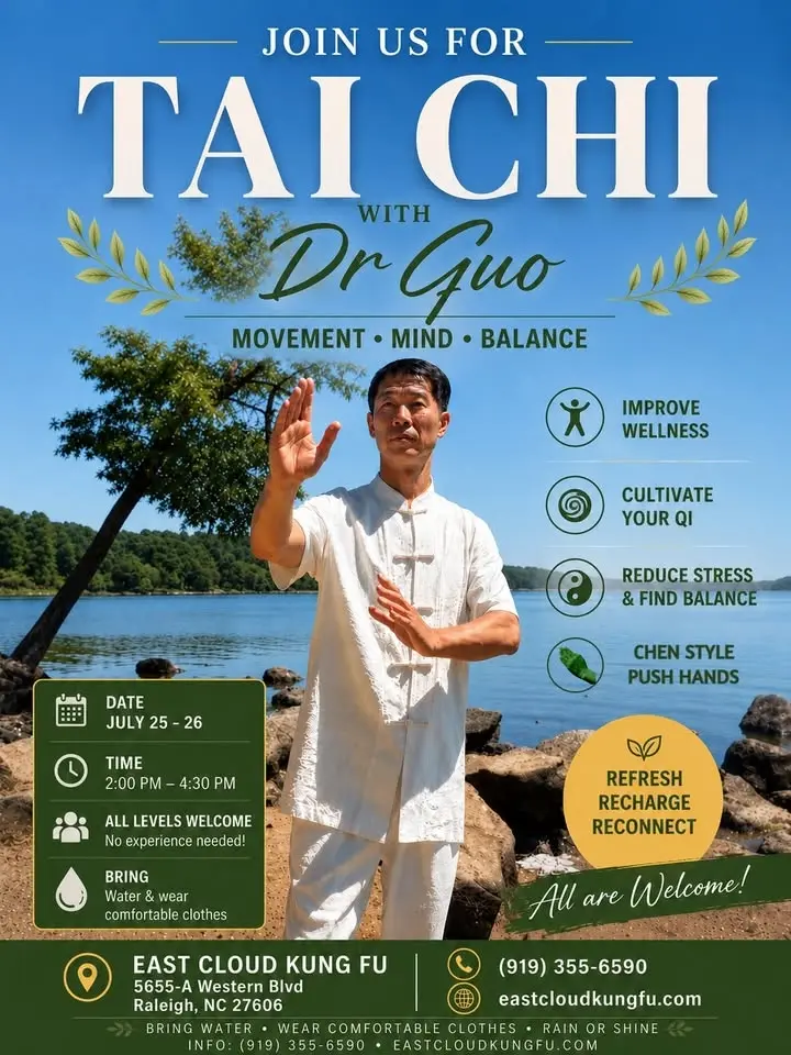 Tai Chi and Push hands Workshop with Shifu Lei Guo 