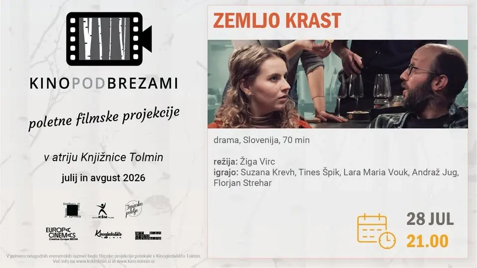 Kino pod brezami: ZEMLJO KRAST (drama)
