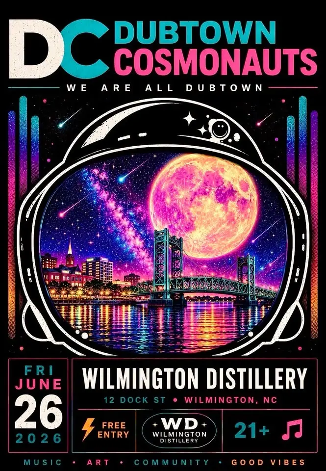 DUBTOWN COSMONAUTS Live at Wilmington Distillery -- PCRJ Pre-Party Ticket Giveaway!