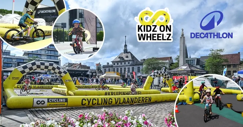 Kidz on Wheelz @ Decathlon Anderlecht: parcours de vélo gratuit/gratis fietsparcours 🚲