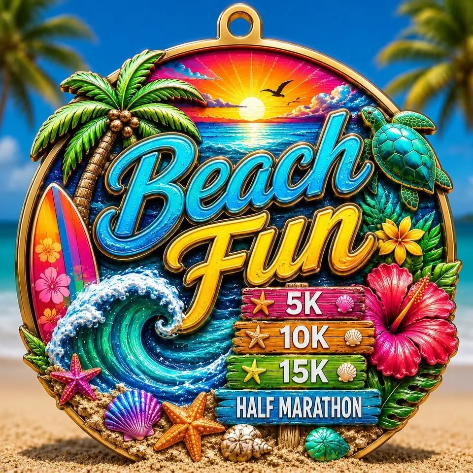 Beach Fun 5k, 10k, 15k, Half Marathon