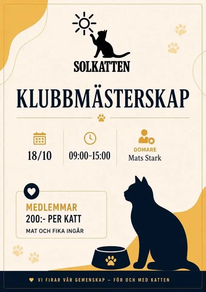 Klubbmästerskap för Solkattens medlemmar 