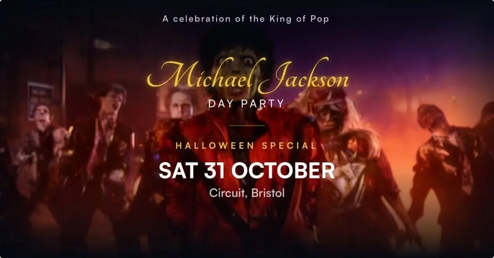 Michael Jackson Day Party is back - Halloween Special in Bristol
