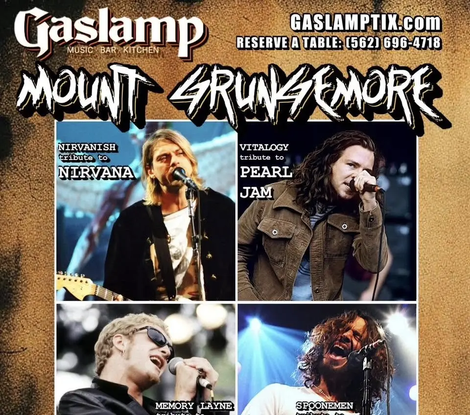 PEARL JAM + NIRVANA + ALICE IN CHAINS + SOUNDGARDEN TRIBUTES
