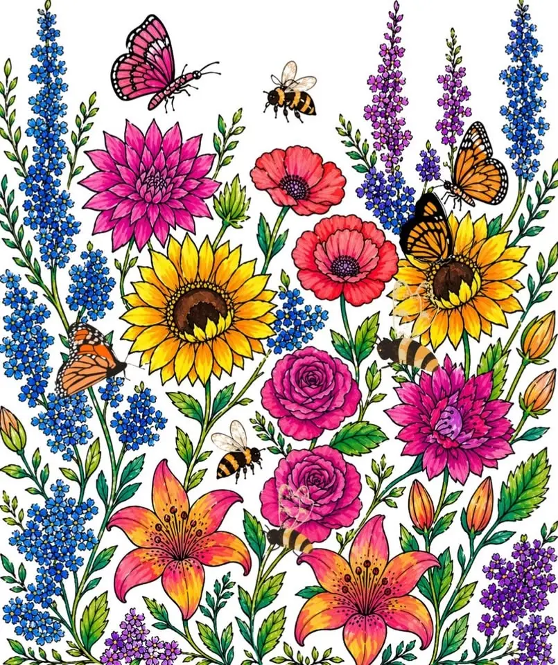 Community Art Event: Bees & Butterflies in Bloom
