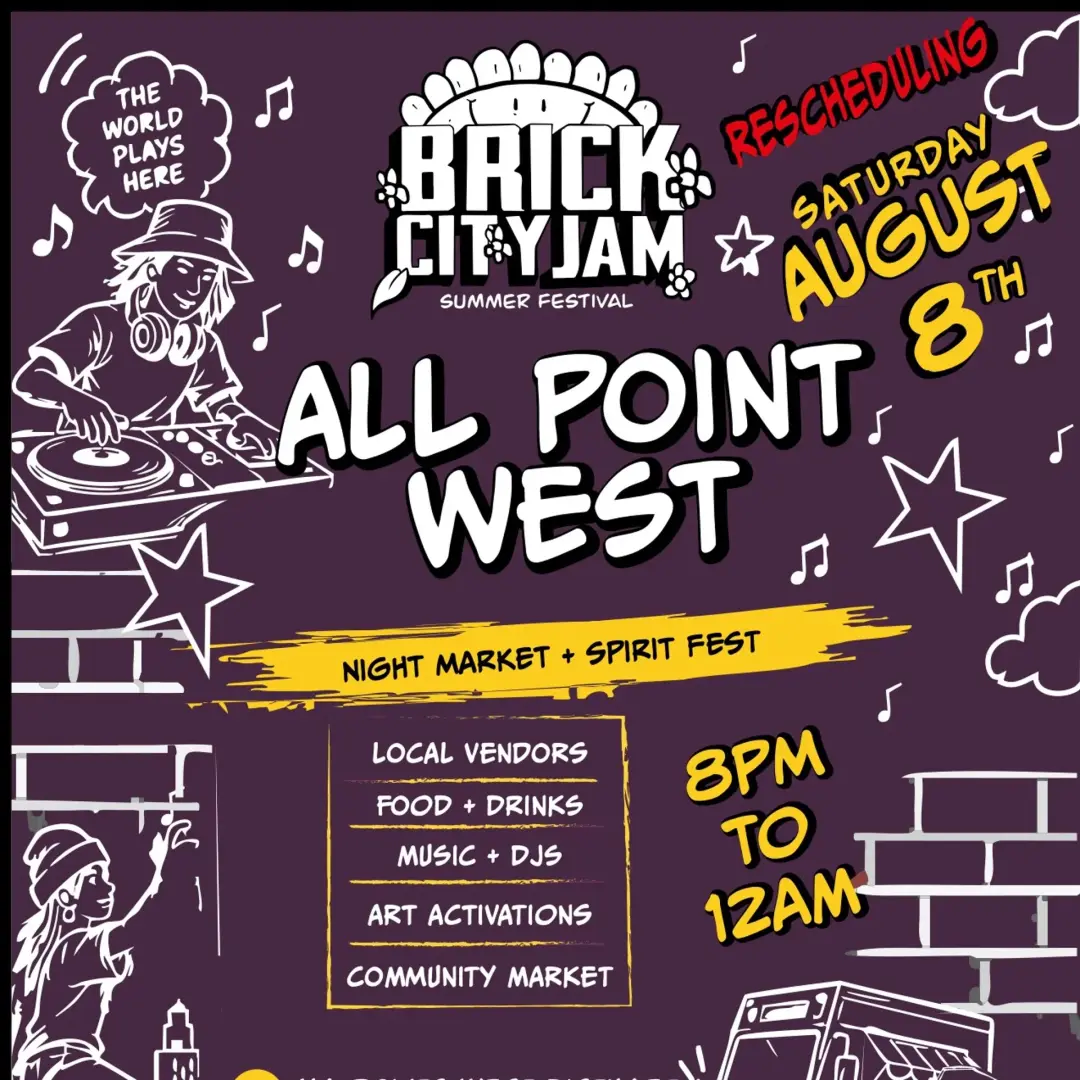 Brick City Jam Spirit Fest & Night Market At All Points West Distillery