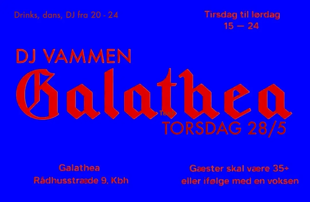 DJ VAMMEN X Galathea