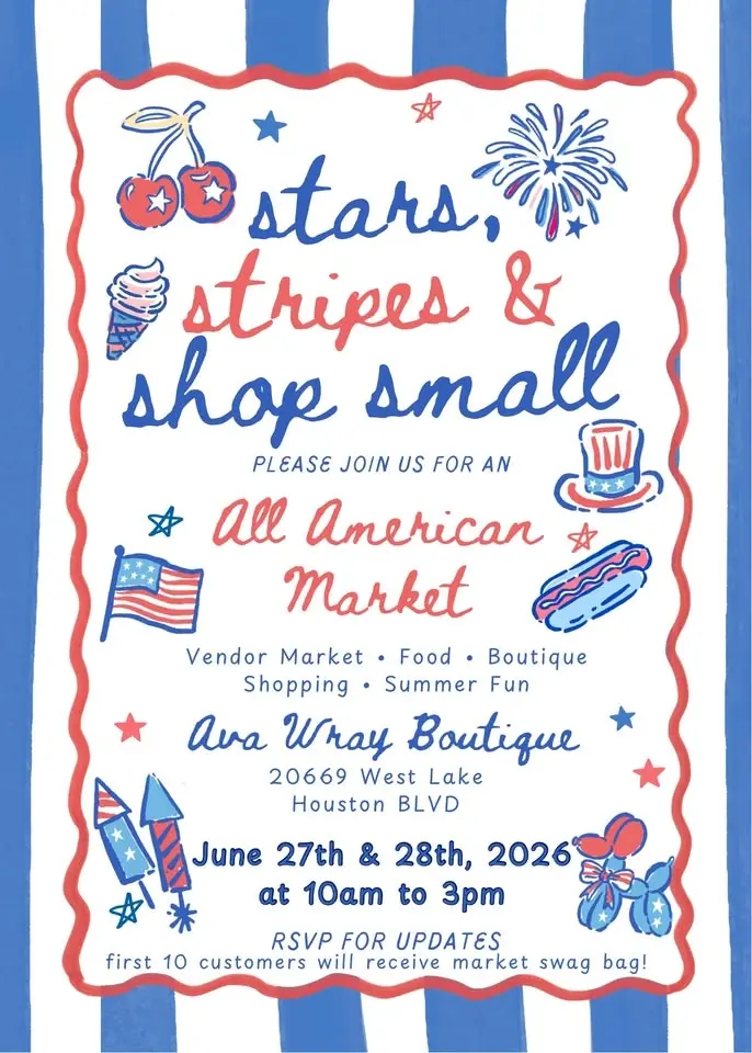 Stars, Stripes & SHOP SMALL: Saturday | Day 1️⃣ vendor market