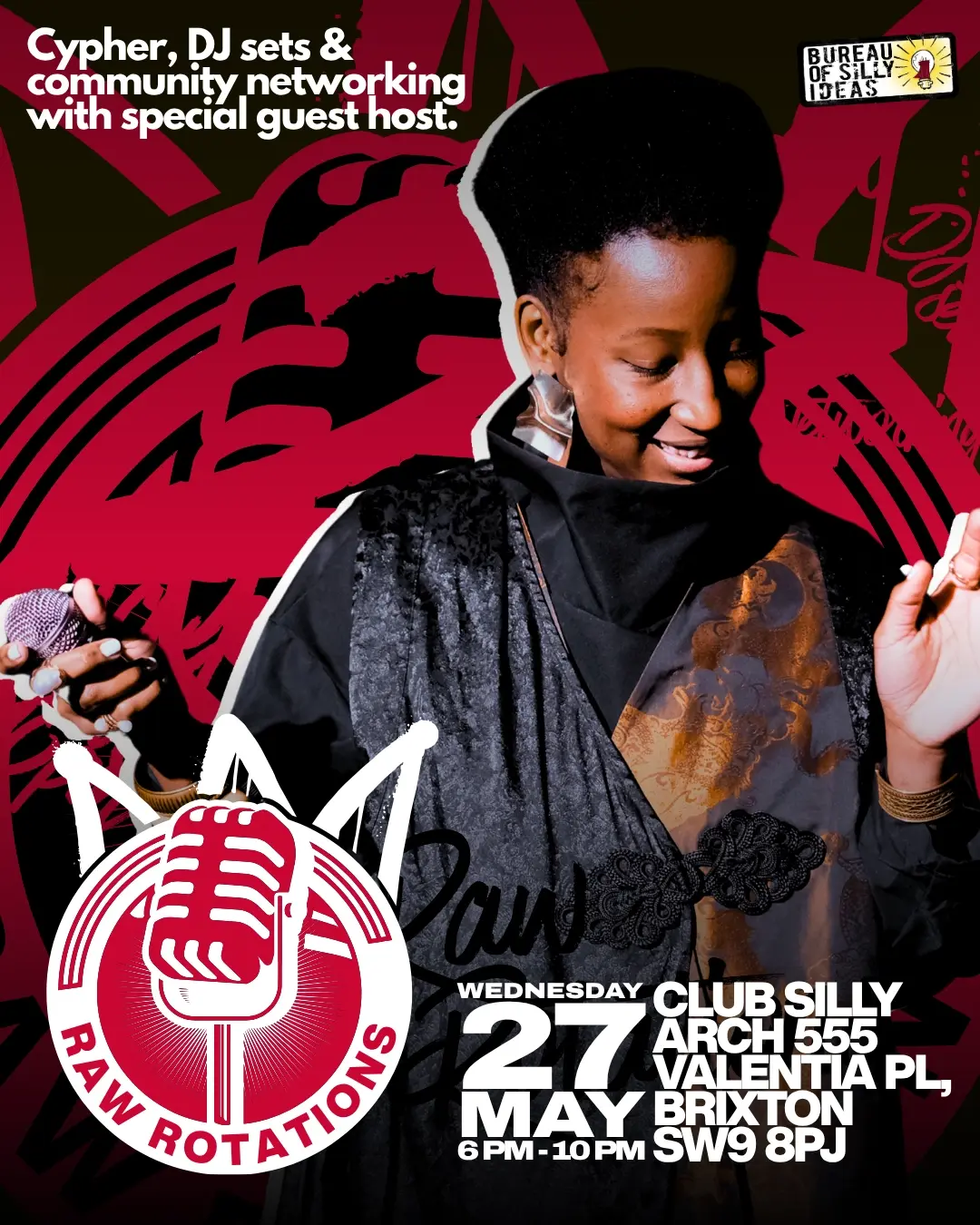 Raw Rotations: Where everything is rotating — the mic, the people, the decks