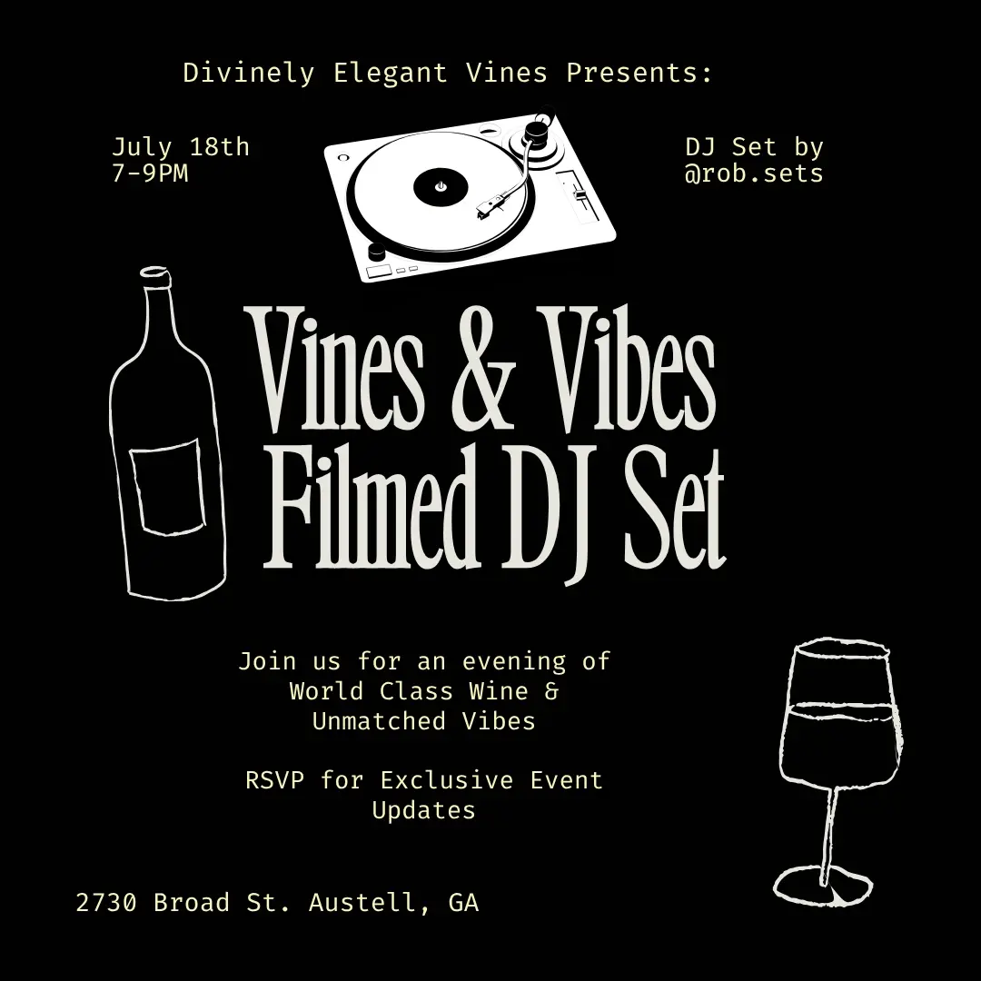 Vines & Vibes | Live DJ Set & World Class Wines