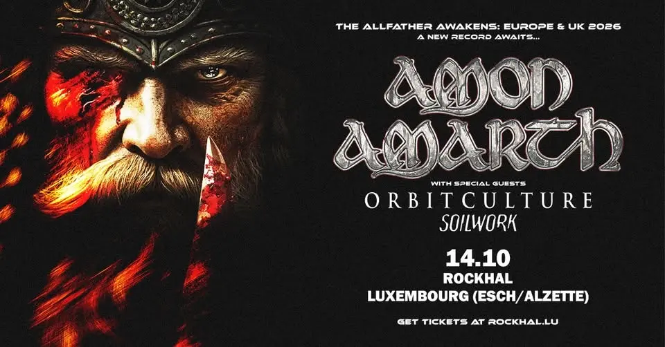 AMON AMARTH + ORBIT CULTURE + SOILWORK • Rockhal, Luxembourg