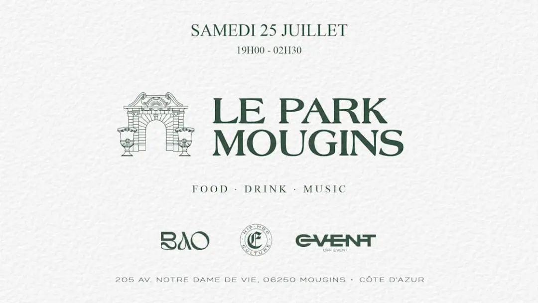 Le Park Mougins - Episode Culture X Bao X Off Event