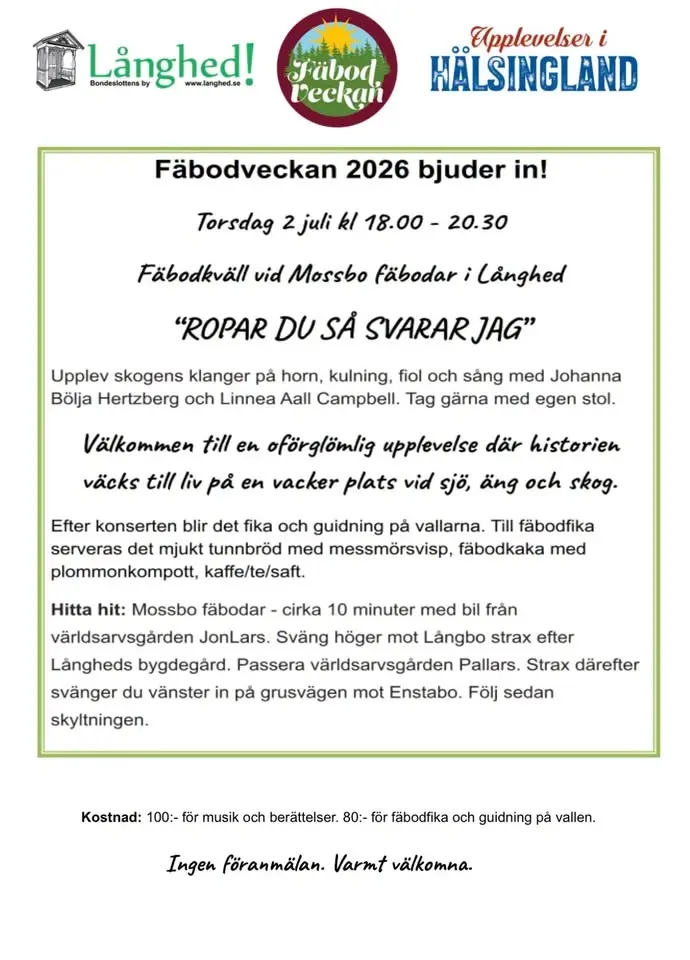 ”Ropar du så svarar jag”