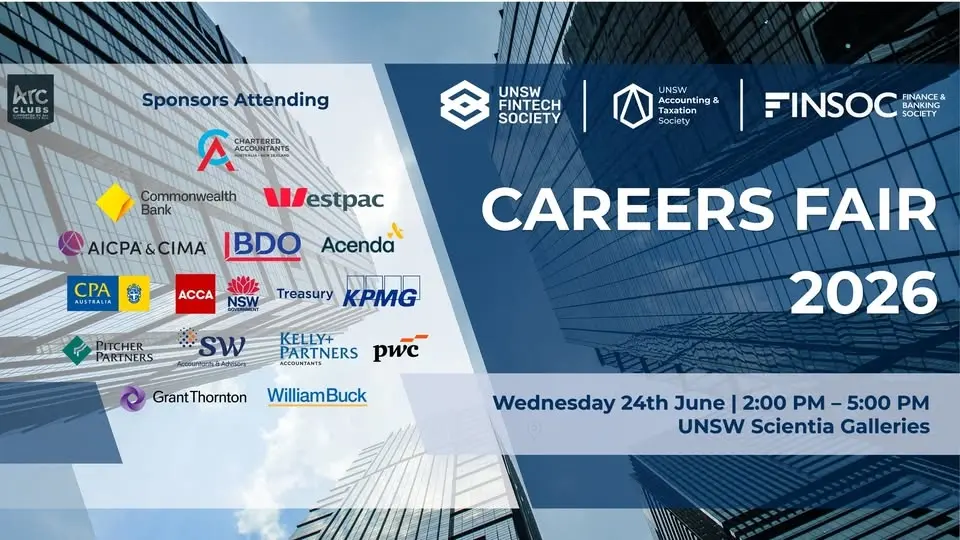 ACCSOC x FINSOC x FINTECHSOC Careers Fair 2026