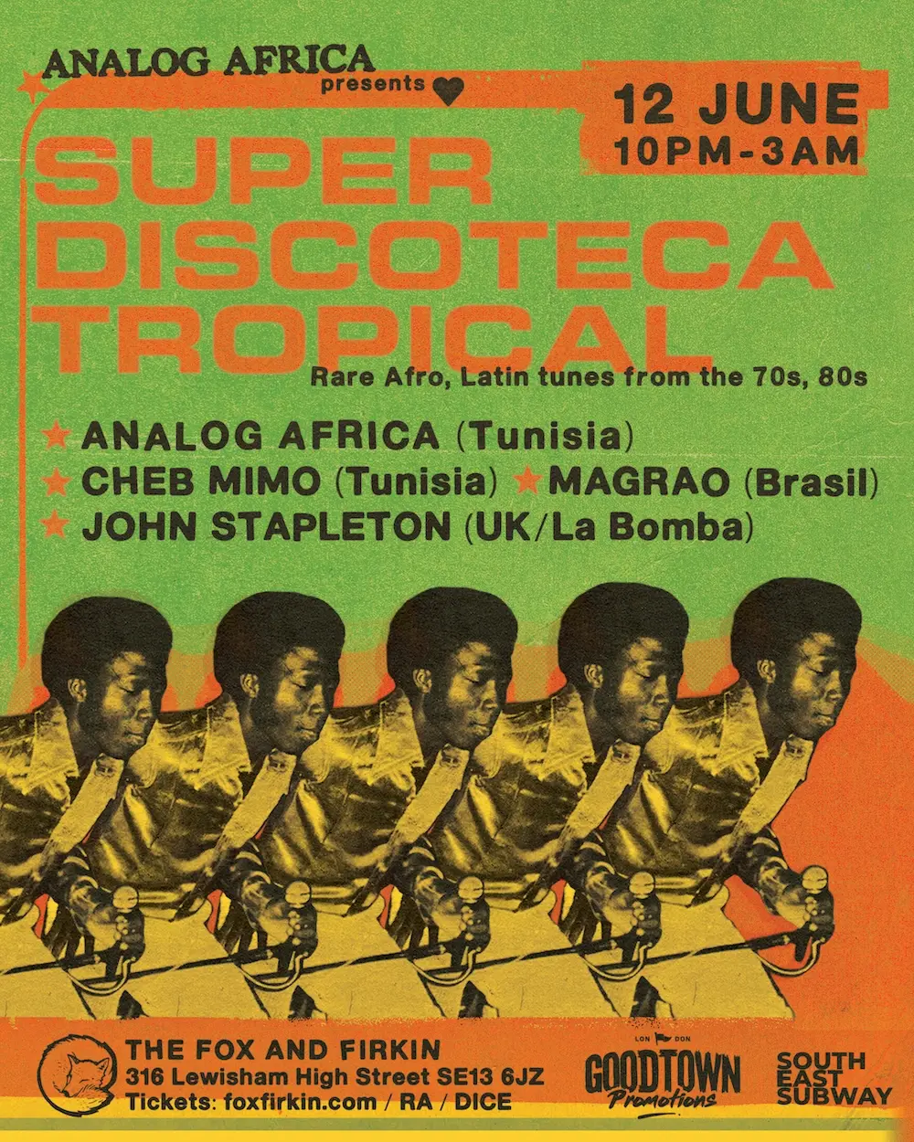 Analog Africa presents Super Discoteca Tropical