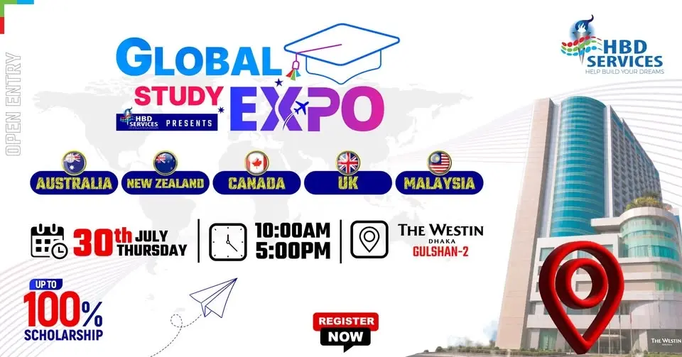HBD Services: Global Study Expo 2026 at The Westin Dhaka 