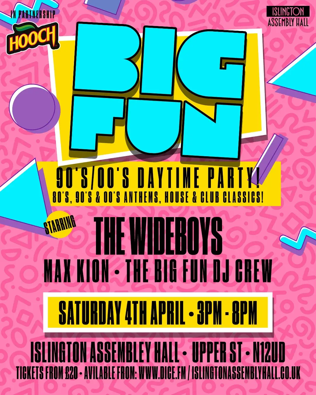 BIG FUN! 90's & 00's Day Party with The Wideboys