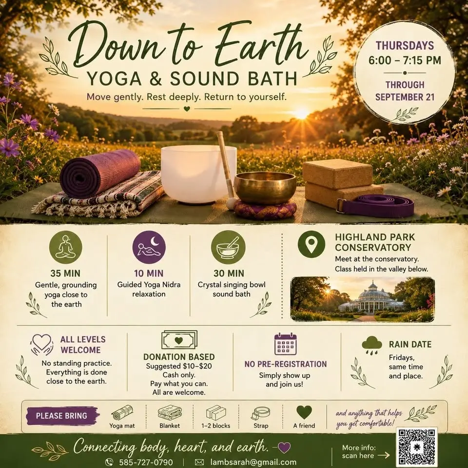 Weekly Down-to-Earth Yoga Sound Bath