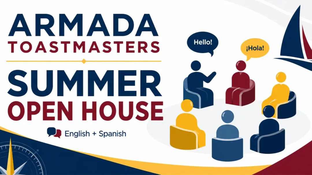 Improve Your Public Speaking β Armada Summer Open House! π¬π§ πͺπΈ