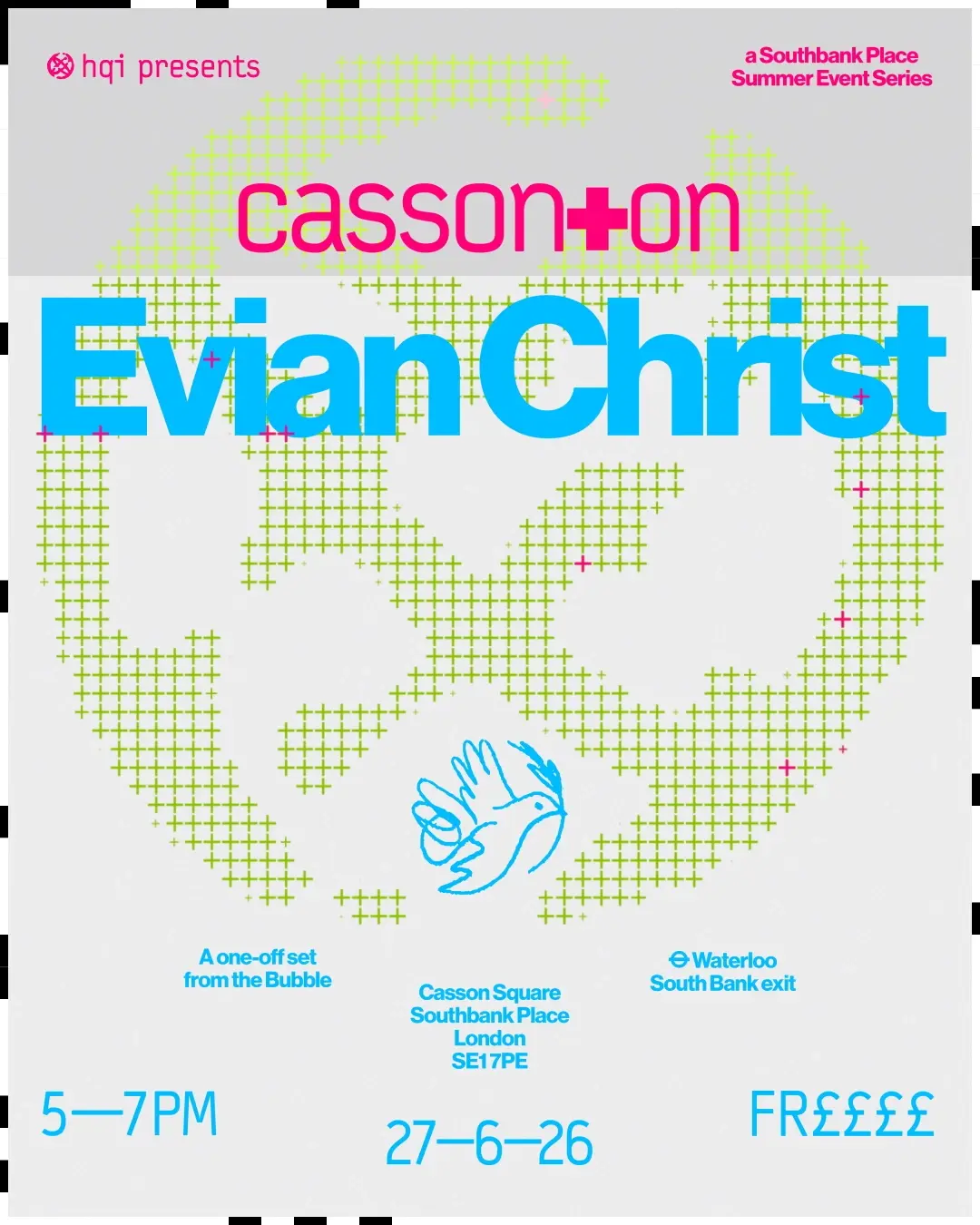 Casson+On: Evian Christ [FREE & LIMITED ENTRY]