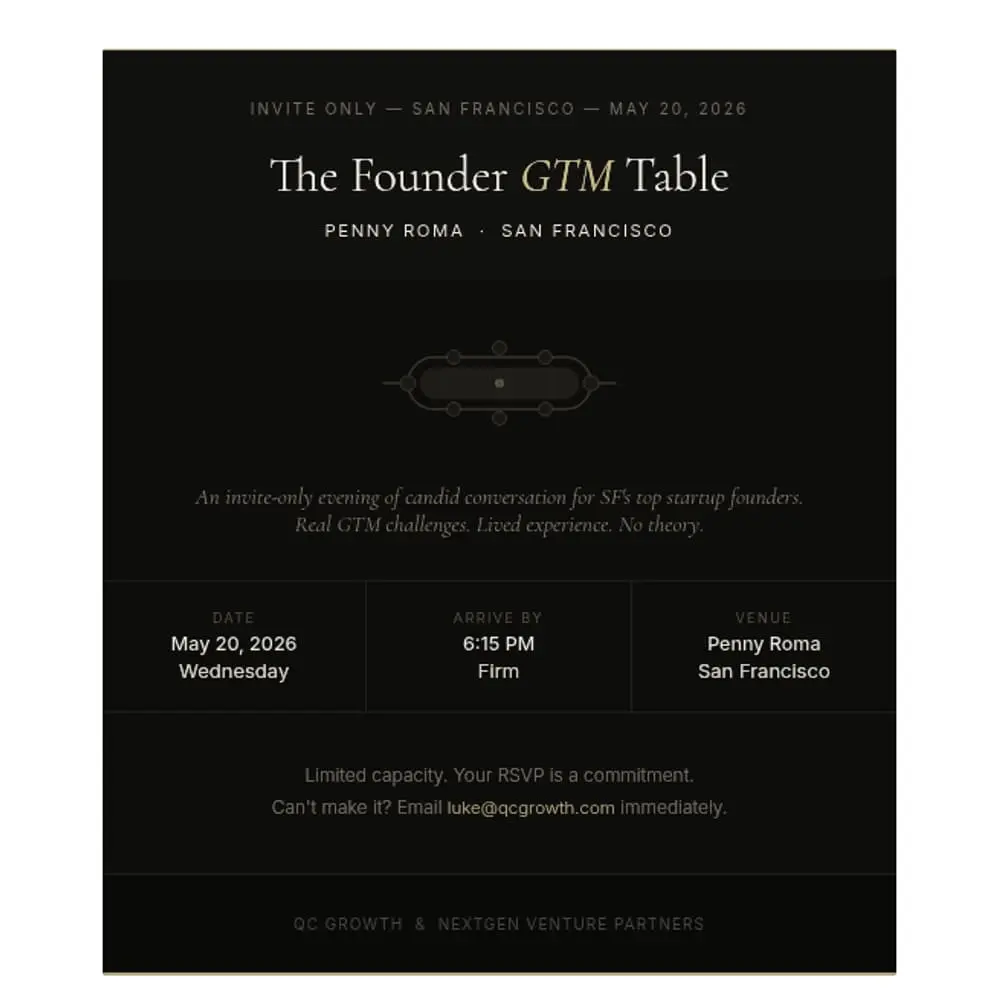 Founder's Table: A Gathering for Founders & GTM Leaders