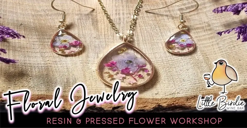 Floral Jewelry | Resin & Pressed Flower Workshop
