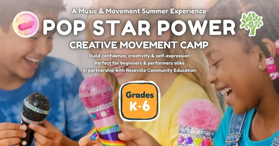 Pop-Star Power: Creative Movement & Confidence Summer Camp (Grades K–6) | Mounds View