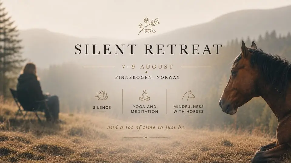 Silent retreat, Finnskogen, Norway