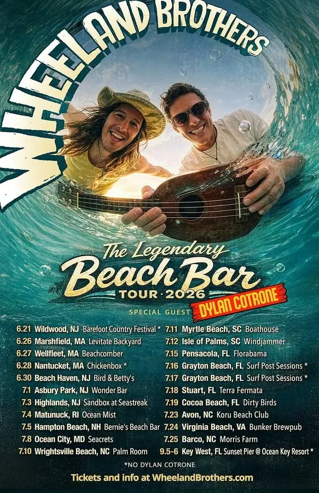 The Wheeland Brothers: The Legendary Beach Tour at The Bunker VBVA