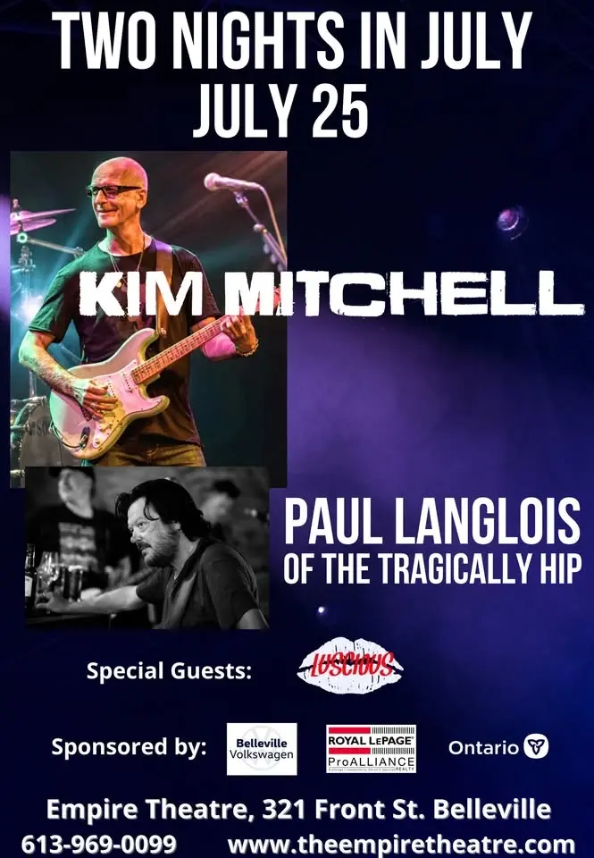 KIM MITCHELL LIVE IN BELLEVILLE, ON!
