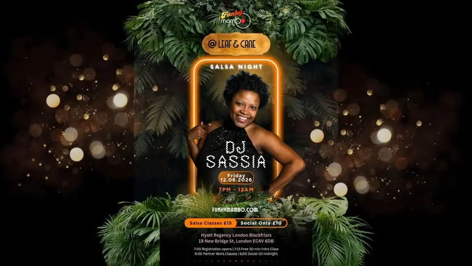 Funky Mambo Monthly Friday @Leaf & Cane - Salsa Night in the City ft. DJ Sassia 