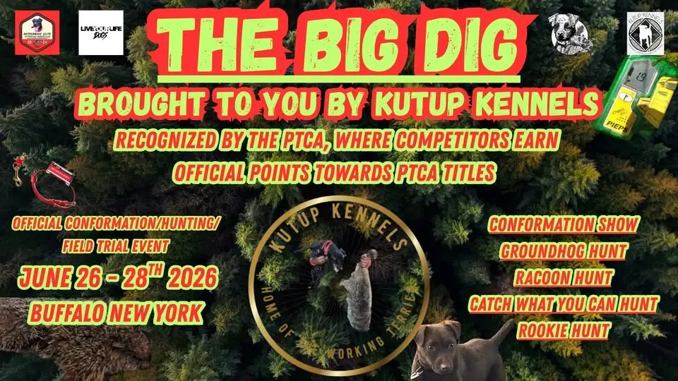 THE BIG DIG by KUTUP KENNELS, Sponsored by the PTCA, NEPTC
