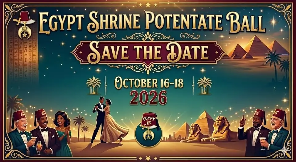 2026 Egypt Shrine Potentates Ball Weekend