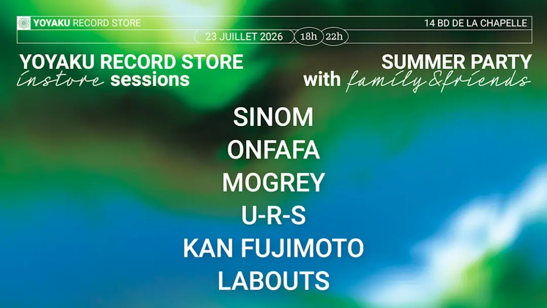 Instore Session With A 100% Yoyaku Staff Line-Up