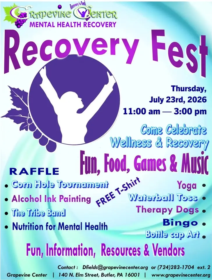 GRAPEVINE CENTER'S ANNUAL RECOVERY FEST