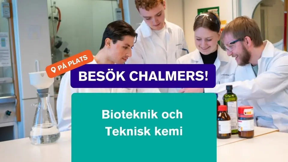 Bioteknik och Teknisk kemi (300 hp)