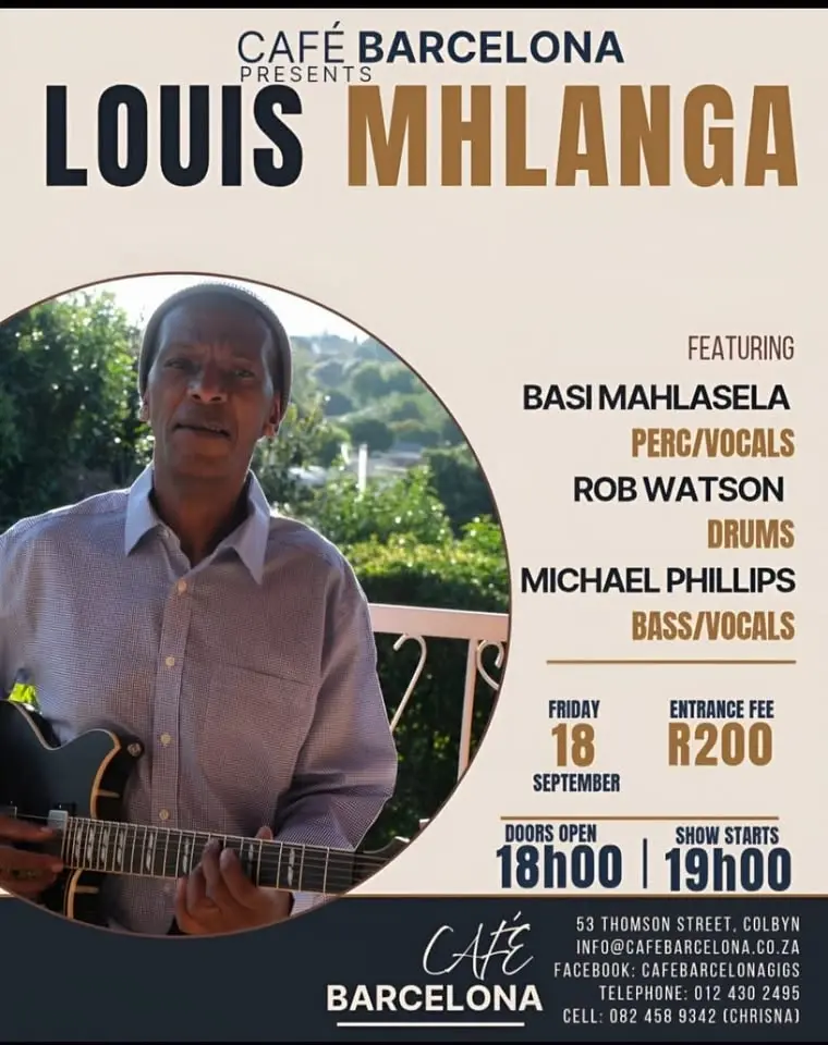 Louis Mhlanga Live @ Cafe Barcelona